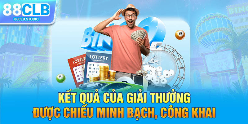 Kết quả của giải thưởng được chiếu minh bạch, công khai